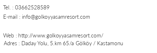 Glky Yaam Resort telefon numaralar, faks, e-mail, posta adresi ve iletiim bilgileri